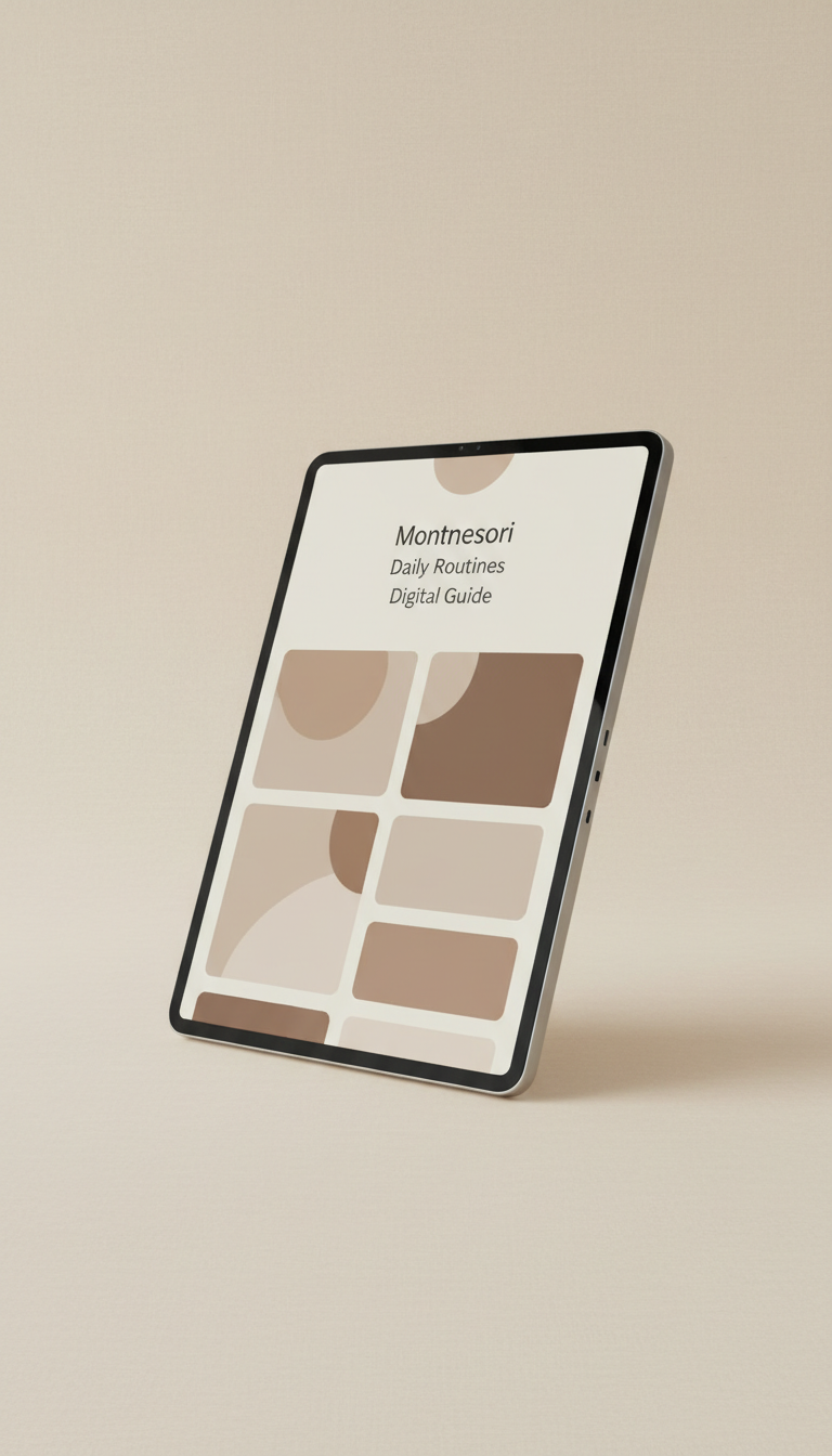 Montessori Daily Routines Digital Guide